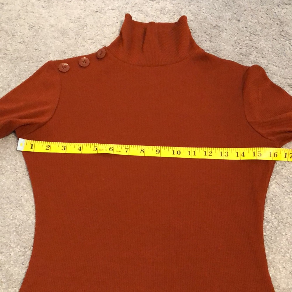 Rust Midi Bodycon Dress - Picture 5 of 12
